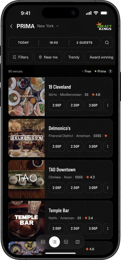 The booking service in a sportsbook brand