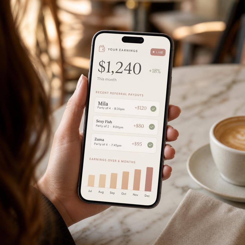 A recommender’s PRIMA earnings for the month